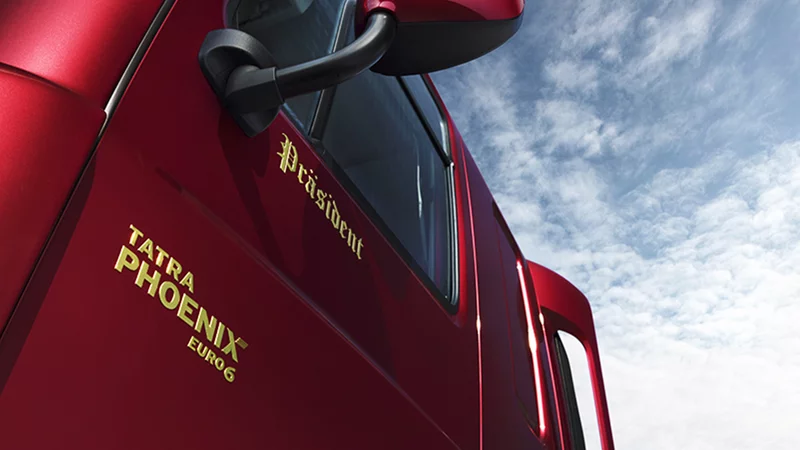 Detaily z dílny společnosti RATHGEBER podtrhují dokonalost nové TATRY Präsident.