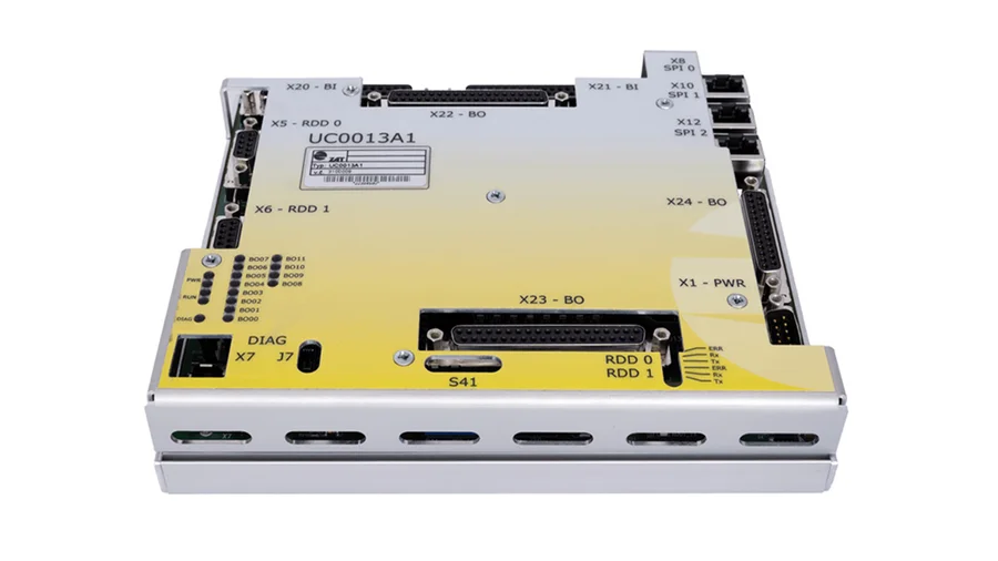 řídicí systém s čelním panelem