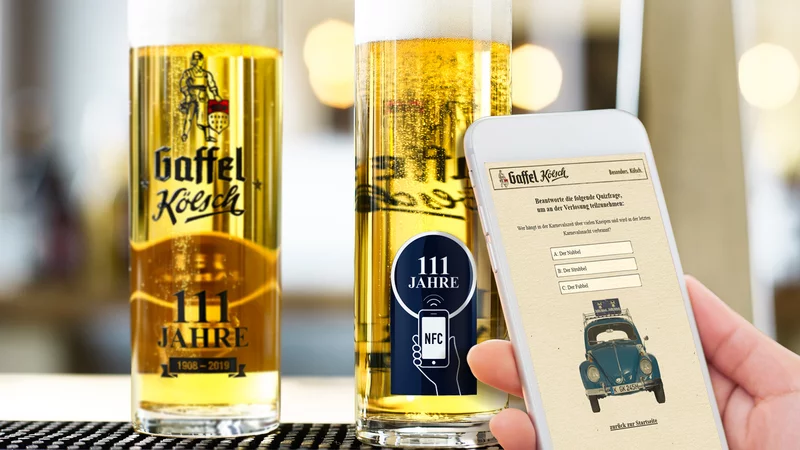 SmartGlass mit NFC-Tag von smart-TEC