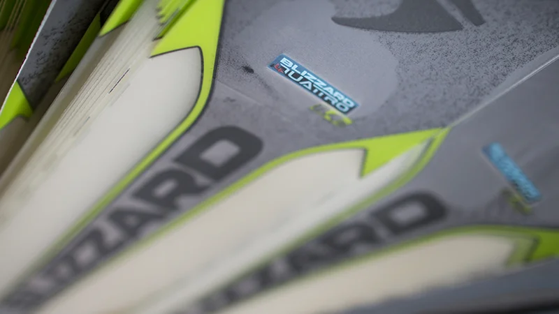 Blizzard Quattro: new technology for more stability and less weight. The badge: from RATHGEBER.