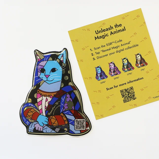 Doppelte Sicherheit: BRITTO® Magic Animals mit IDtrace und ergänzendem SQR®-Code – unsichtbare Identifikation plus sichtbare Interaktion.