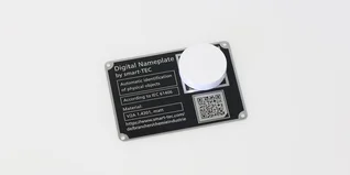 smart-BEACON Typenschild rund / Bluetooth Low Energy