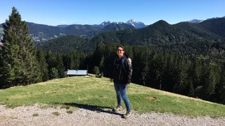 Doris Galovac beim Wandern