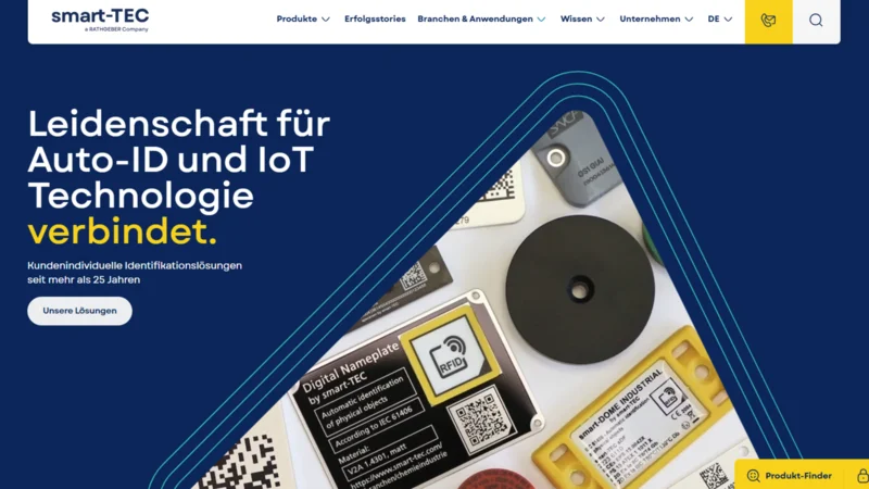 Website nach Redesign - neues Corporate Design 